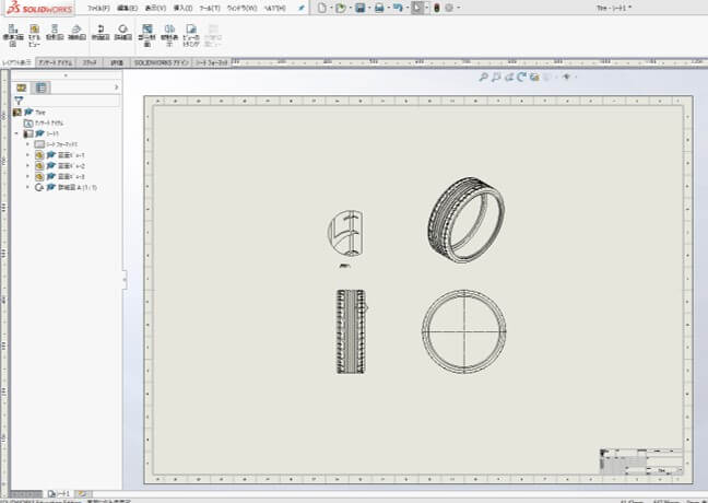 SolidWorksテクニック!2次元図面で詳細図を追加する方法