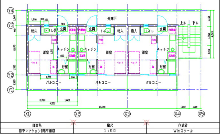 建築物の設計図